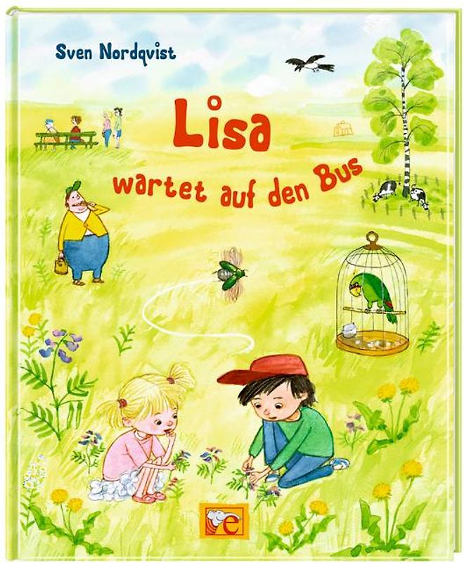 Lisa wartet auf den Bus