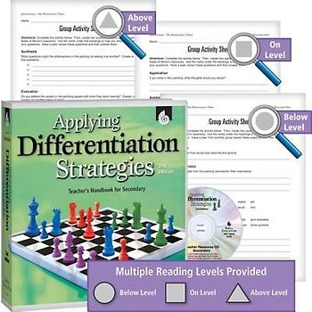 Applying Differentiation Strategies, Secondary, Professional Development [With DVD]