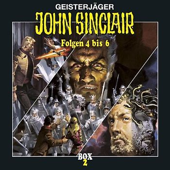Geisterjäger John Sinclair: Box 2 - Folgen 4-6: Damona-Dienerin des Satans / Der Mörder mit dem Janus-Kopf / Schach mit dem Dämon - Jason Dark [3 Audio CDs]