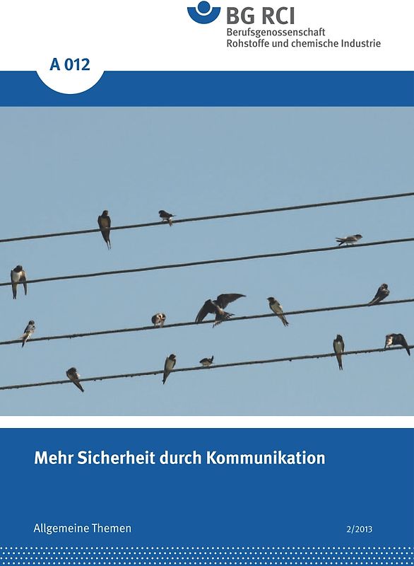 A 012 - Mehr Sicherheit durch Kommunikation