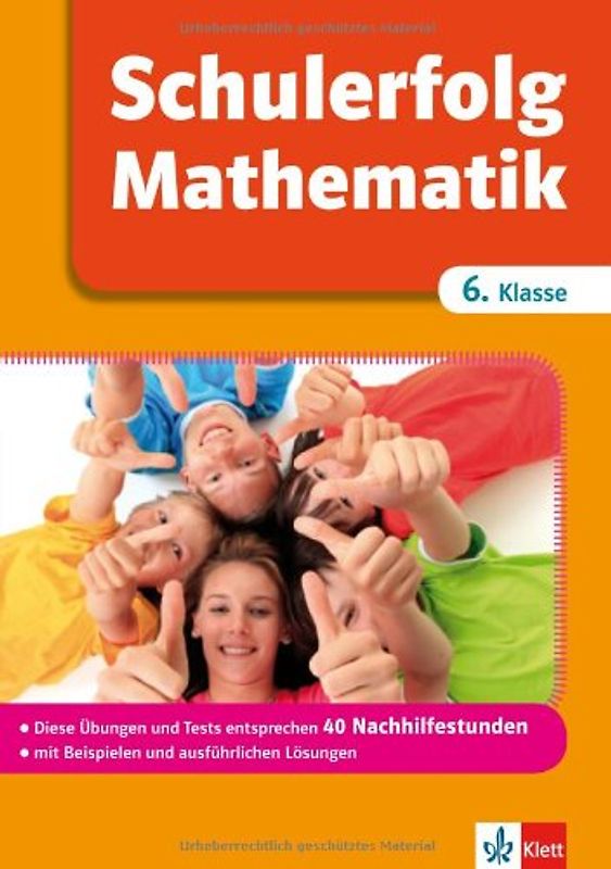 Schulerfolg Mathematik 6. Klasse
