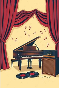 Notenheft Piano: DIN A5 Notenlinienheft | 60 Seiten mit 12 Notenzeilen / Systeme pro Blatt | Papier 90g/m² | Musikheft mit Notenlinien