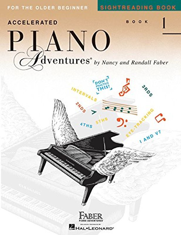 Accelerated Piano Adventures: Sightreading - Book 1: Noten für Klavier: For the Older Beginner
