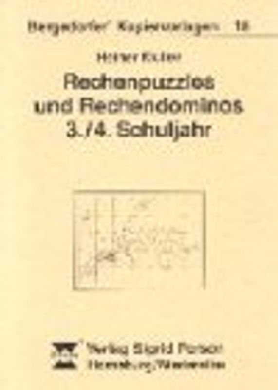 Rechenpuzzles und Rechendominos. 3./4. Schuljahr