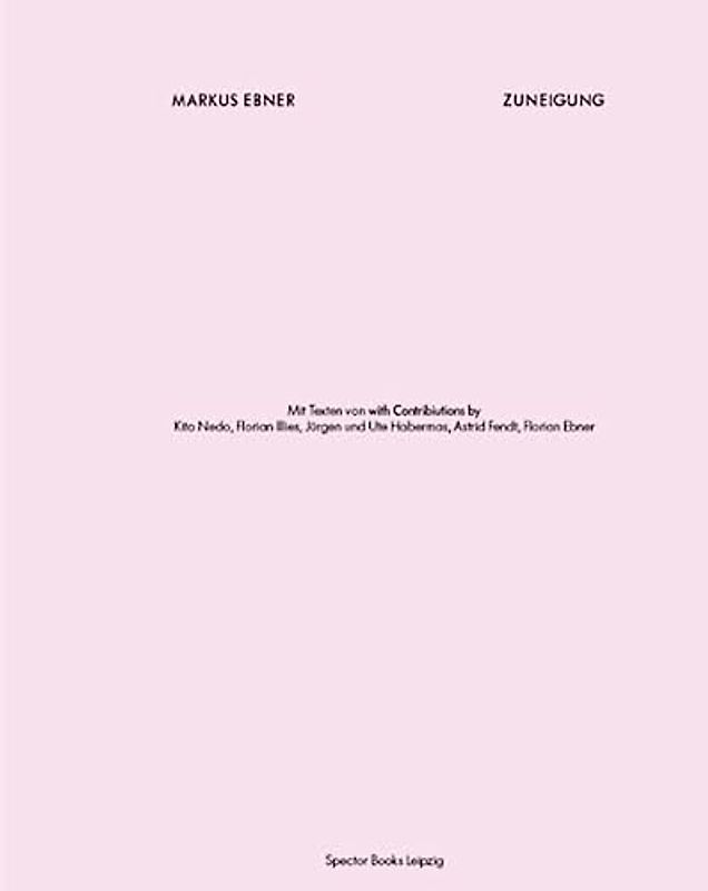 Markus Ebner. Zuneigung
