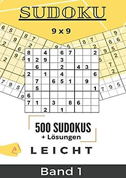 Sudoku: MP Band 1 leicht | 500 leichte Zahlenrätsel mit Lösungen | große und gut lesbarere Rätsel | A4 Format | glänzendes Softcover | Der perfekte Rätselspaß für Groß und Klein