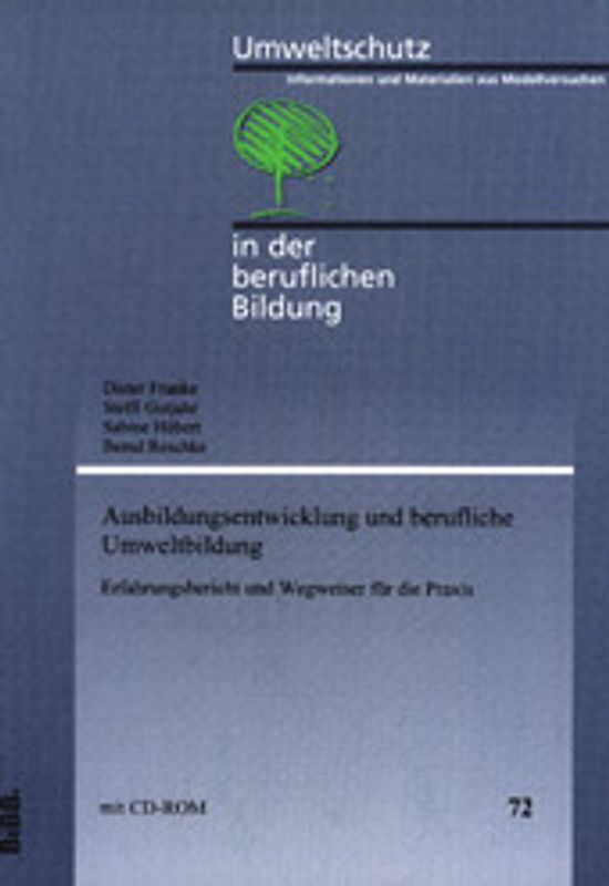 Ausbildungsentwicklung und berufliche Umweltbildung