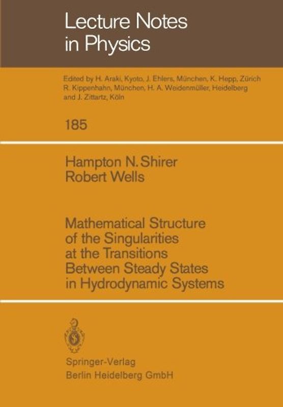 Mathematical Structure of the Singularities at the Transitions Between Steady States in Hydrodynamic Systems