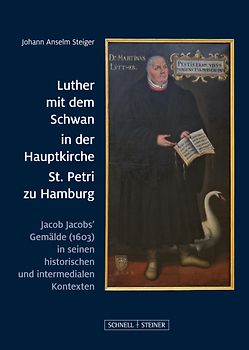 Luther mit dem Schwan in der Hauptkirche St. Petri zu Hamburg