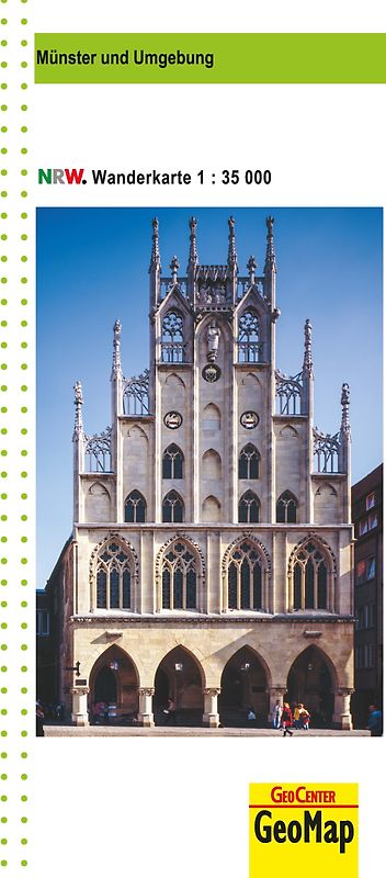 Münster und Umgebung Wanderkarte NRW