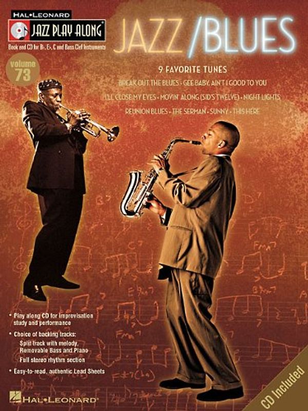 Jazz/Blues: 9 Favorite Tunes [With CD] (Hal Leonard Jazz Play-Along)