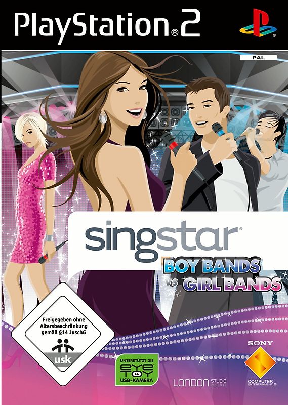 SingStar: BoyBands vs GirlBands [nur Software] PlayStation 2