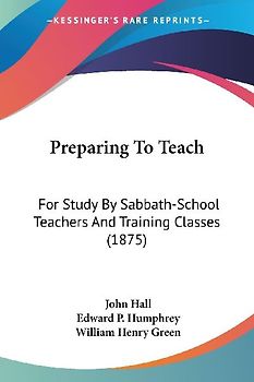 Preparing To Teach