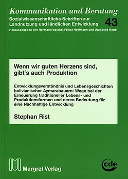 Wenn wir guten Herzens sind, gibt's auch Produktion