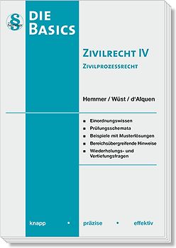 Basics Zivilrecht IV - Zivilprozessrecht