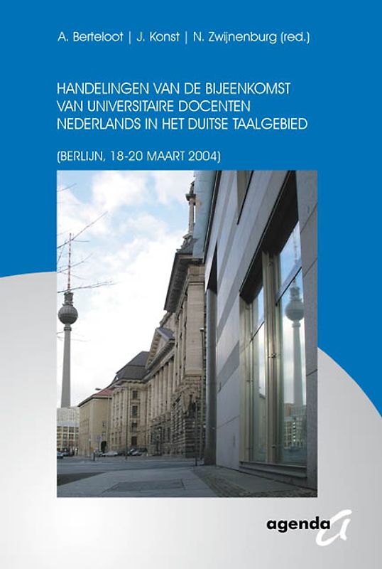 Handelingen van de Bijeenkomst van universitaire Docenten Nederlands in het duitse Taalgebiet