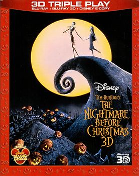 The Nightmare before Christmas [2D, 3D, IT Import] 3D Blu-ray Disc