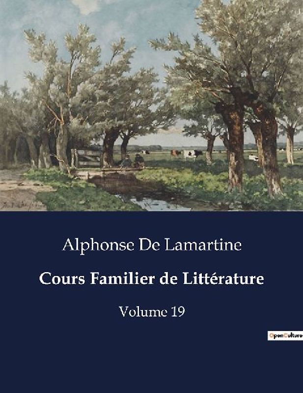 Cours Familier de Littérature