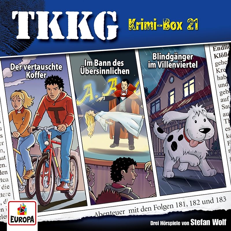 TKKG - Krimi-Box 21 (Folgen 181,182,183) [3 Audio CDs]