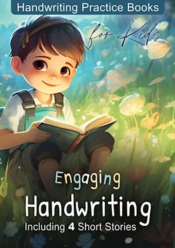 Handwriting Practice Books for Kids: Engaging Handwriting Practice Stories, Penmanship, including 4 Short Stories (Tracing Workbooks, Band 4)