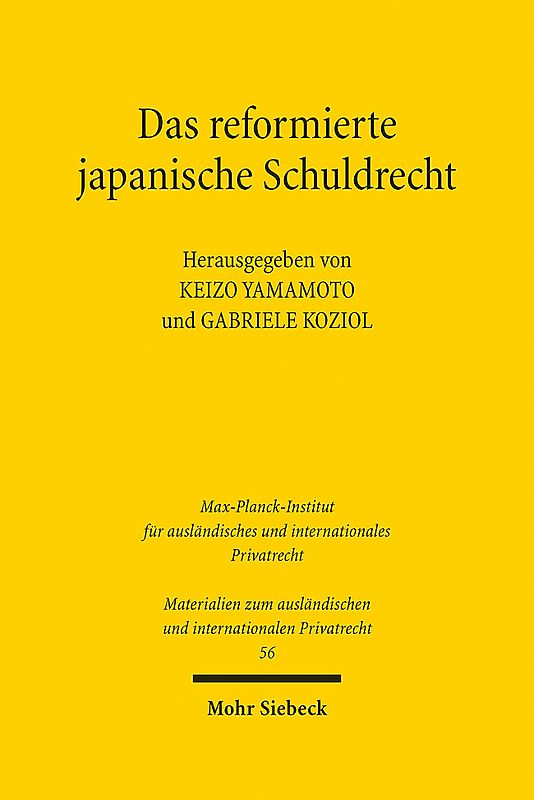 Das reformierte japanische Schuldrecht