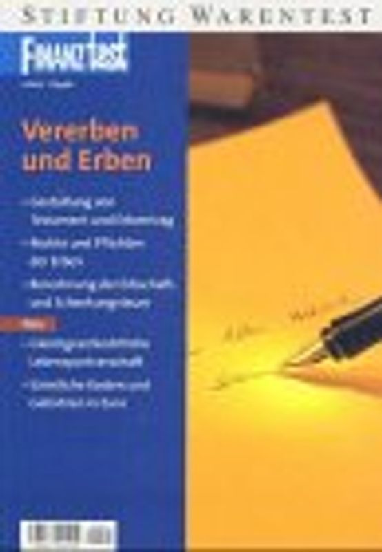Vererben und Erben. Mit der neuen Erbschaft- und Schenkungsteuer