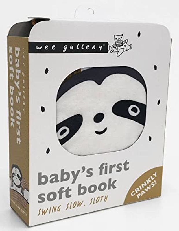 Wee Gallery Baby's First Soft Book: Swing Slow, Sloth (Wee Gallery Cloth Books)