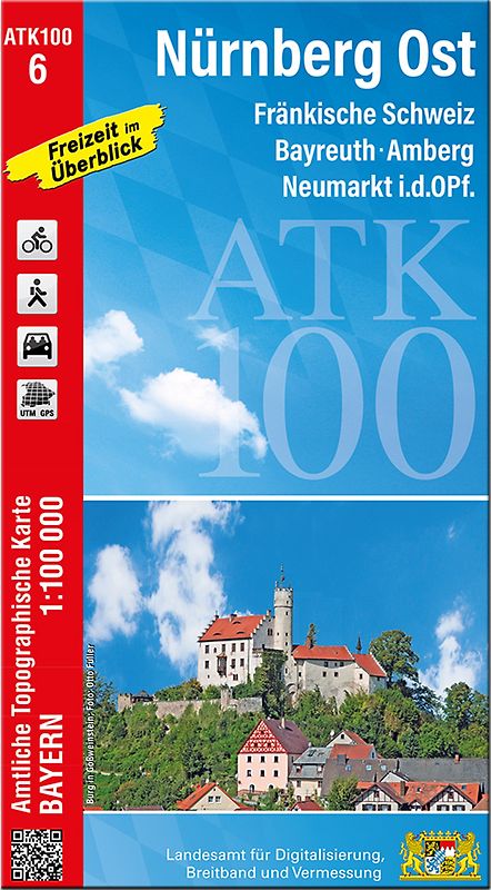 ATK100-6 Nürnberg Ost (Amtliche Topographische Karte 1:100000)