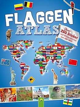 Flaggenatlas mit Stickern