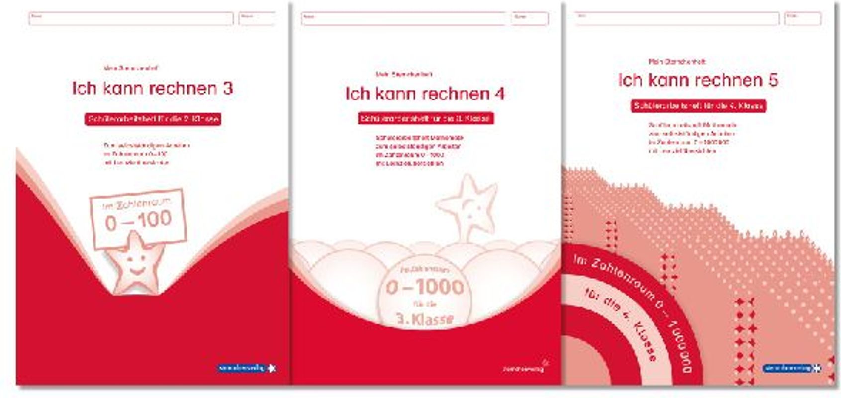 Ich kann rechnen 3, 4 und 5 - 3 Schülerarbeitshefte für die 2. bis 4. Klasse