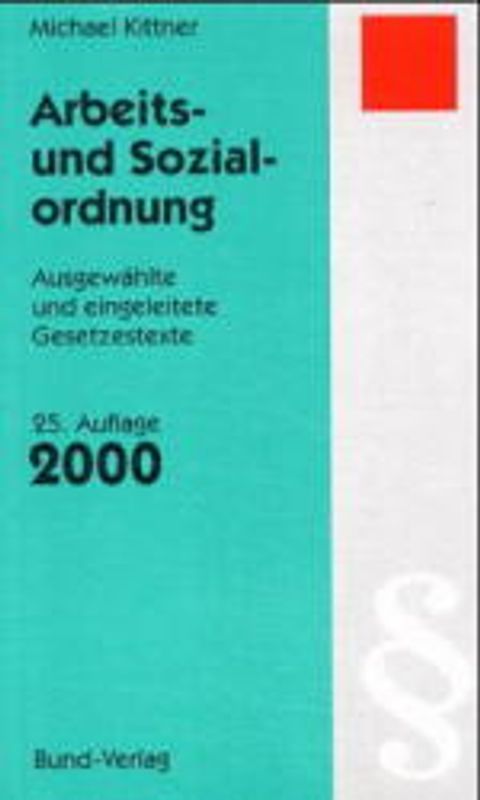 Arbeits- und Sozialordnung