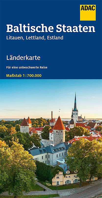 ADAC Länderkarte Baltische Staaten 1:700.000