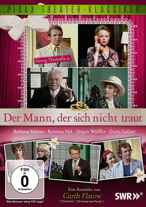 Der Mann, der sich nicht traut - Eine Komödie von Curth Flatow mit Georg Thomalla [Pidax Theater-Klassiker] DVD