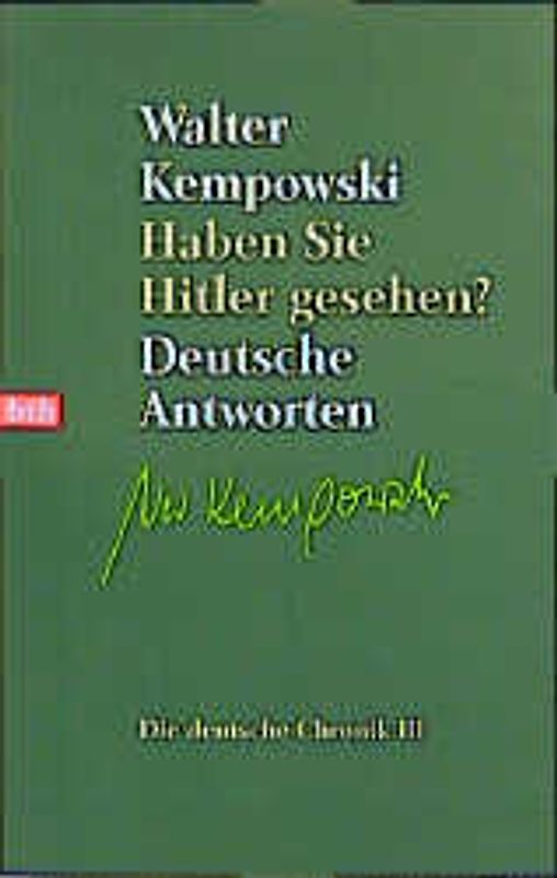 Haben Sie Hitler gesehen?