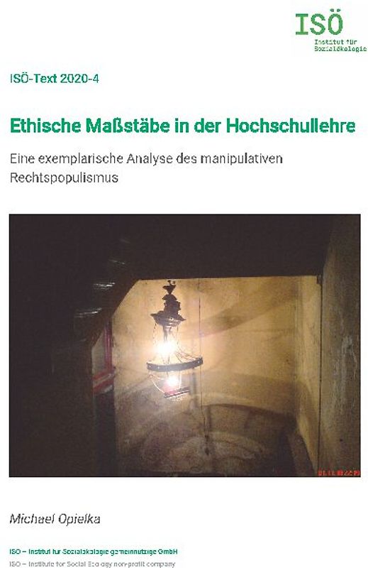 Ethische Maßstäbe in der Hochschullehre