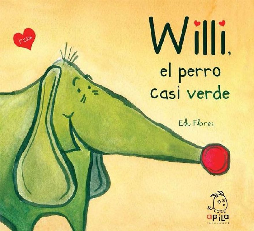 Willi, el perro casi verde