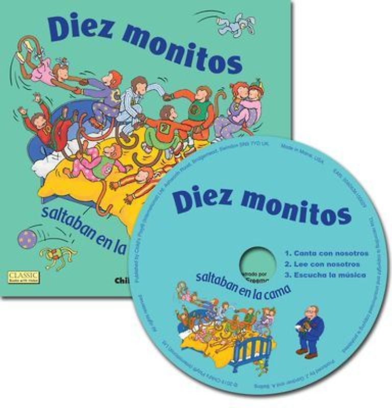 Diez Monitos Saltaban En La Cama