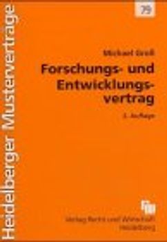 Forschungs- und Entwicklungsvertrag