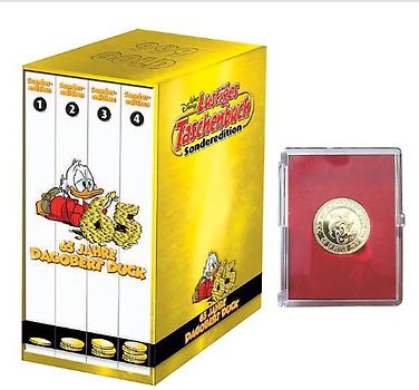 LTB Sondereditionsbox 65 Jahre Dagobert Duck mit Münze