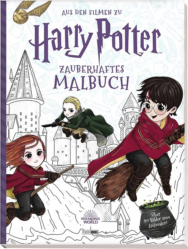 Aus den Filmen zu Harry Potter: Zauberhaftes Malbuch