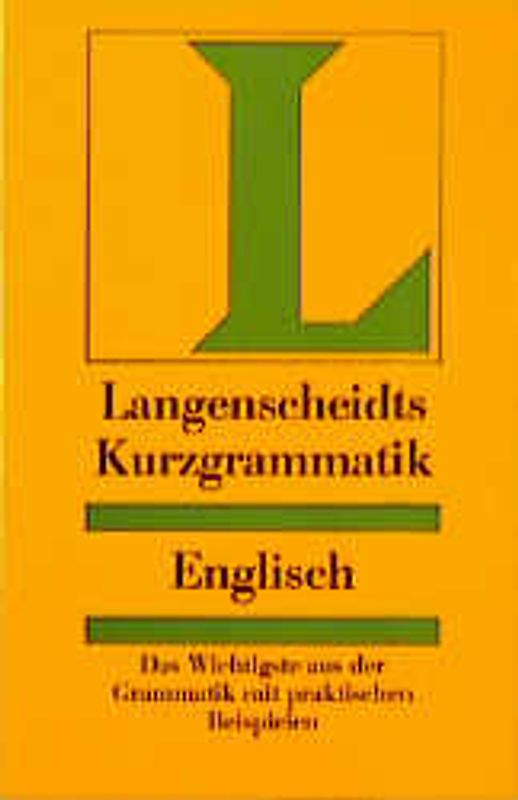 Langenscheidt Kurzgrammatiken. Englisch