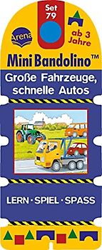 Mini Bandolino Set 79. Große Fahrzeuge, schnelle Autos