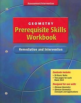 Glencoe Geometry, Prerequisite Skills Workbook: Remediation and Intervention