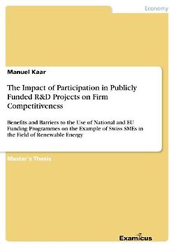 The Impact of Participation in Publicly Funded R&D Projects on Firm Competitiveness