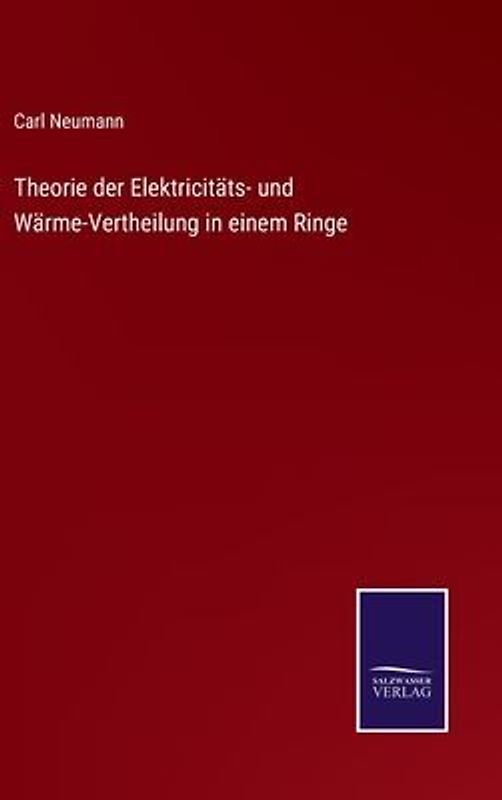 Theorie der Elektricitäts- und Wärme-Vertheilung in einem Ringe