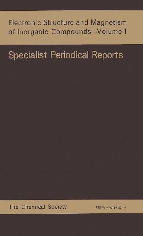 Electronic Structure and Magnetism of Inorganic Compounds