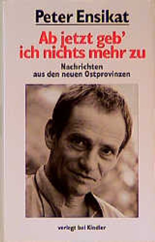 Ab jetzt geb' ich nichts mehr zu