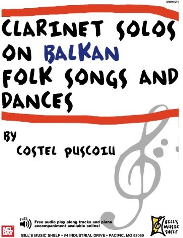 Clarinet Solos on Balkan Folk Songs and Dances