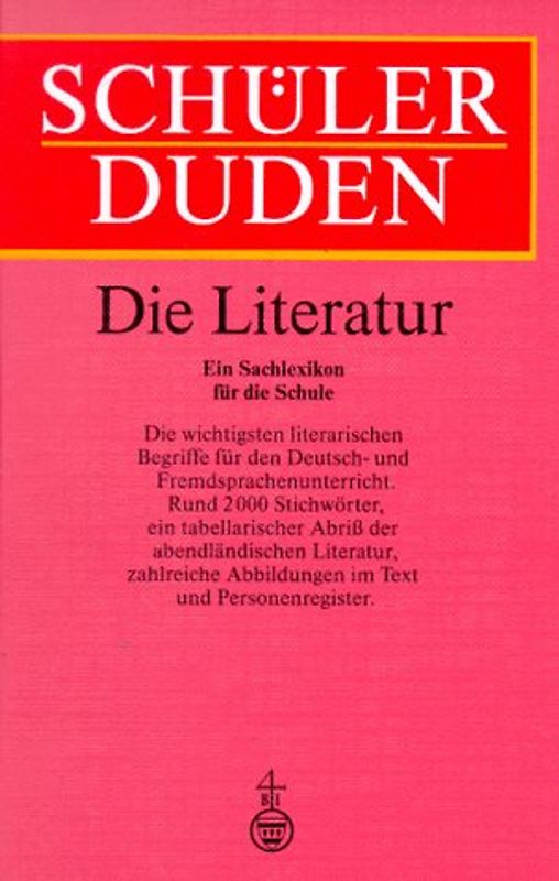 Schülerduden. Die Literatur
