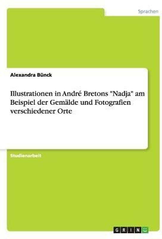 Illustrationen in André Bretons "Nadja" am Beispiel der Gemälde und Fotografien verschiedener Orte
